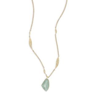 Chloe + Isabel Gilded Reeds Aventurine Necklace